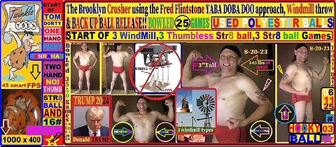 Windmill&Hooky bowling4 my 03 marathon.used 10-16lb polyester plastic Hooky ball 24 games 06-11-25