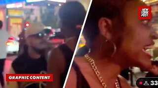 Wild moment gunman executes two people on Las Vegas strip in front of horrified tourists
