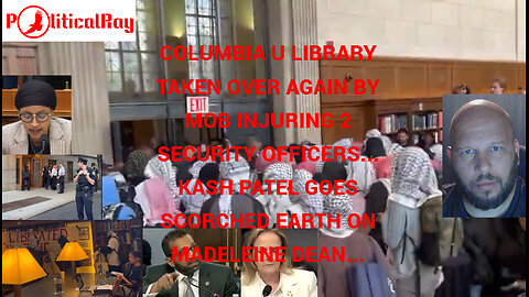 Columbia U library taken over again... Arrests were made, and the left is upset about that...