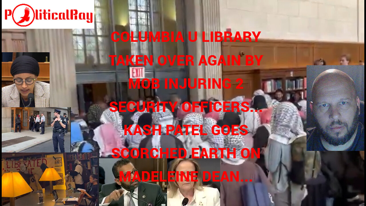 Columbia U library taken over again... Arrests were made, and the left is upset about that...