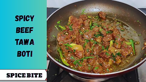 Spicy Beef Tawa Boti Recipe By Spice Bite