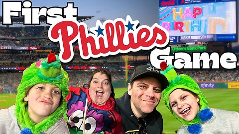 Our First Family PHILLIES GAME // WE WON!!!