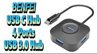 BENFEI USB-C 4 Port 3.0 Hub.