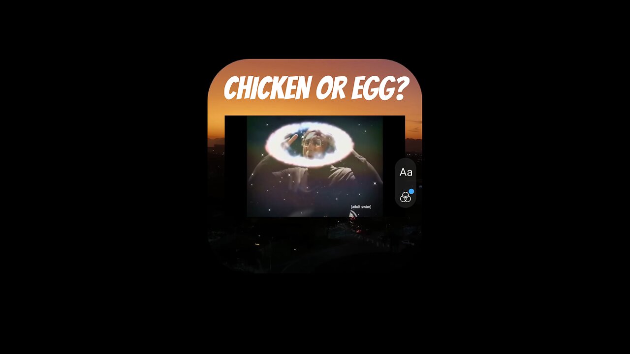 Chicken or Egg? #jesus