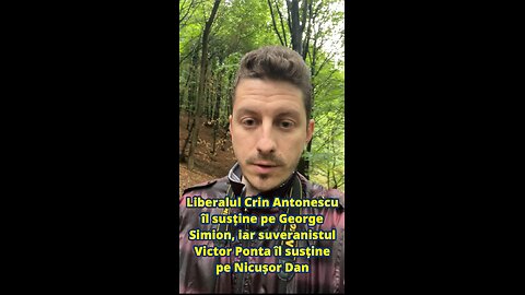 Liberalul Crin Antonescu îl susține pe Simion, iar suveranistul Ponta îl susține pe Nicușor Dan