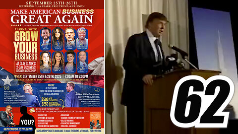 Business Coach | Your Year to Grow a Successful Business? + 62 Donald J. Trump's Success Principles + 3 Clay Clark Client Success Stories + Join Eric Trump At Clay Clark's Sept. 25-26 Business Conference (18 Tix Remain)
			