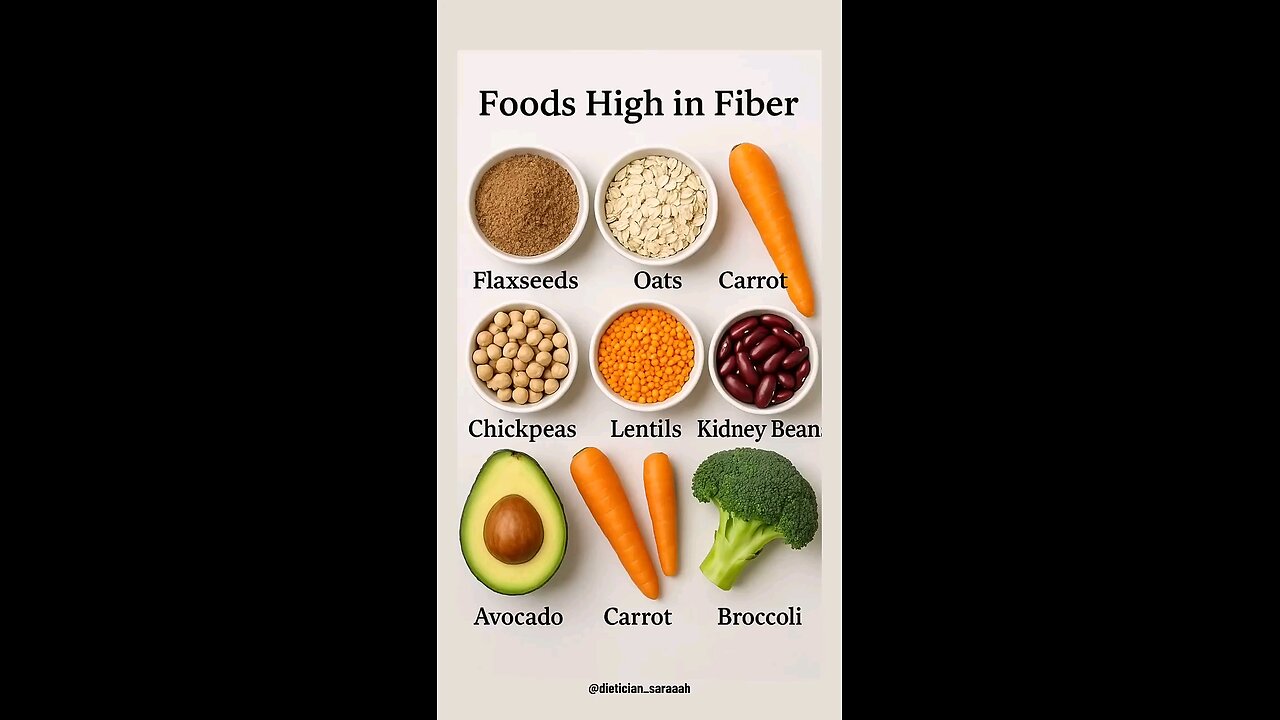 High fiber food