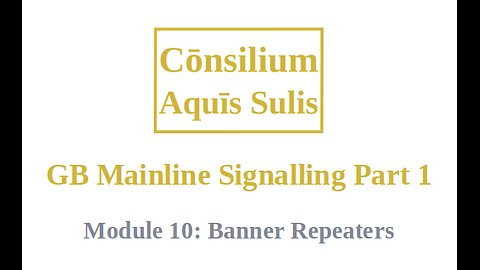 GB Mainline Signalling Part 1 Module 10 (English)