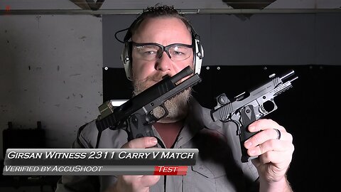 Verified by AccuShoot: EAA Girsan Witness 2311 Vs Witness 2311 Match