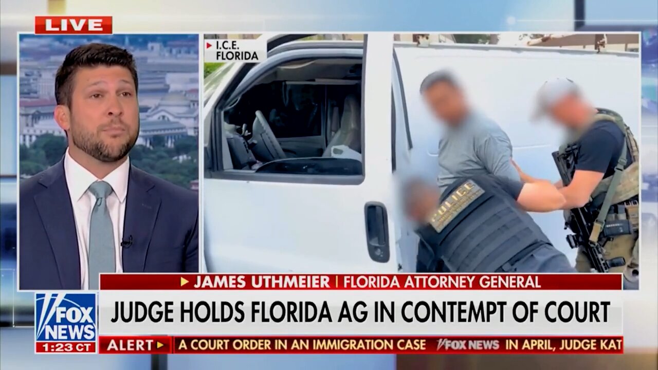 FOX News: Held in contempt of court for advancing President Trump's illegal immigration agenda.