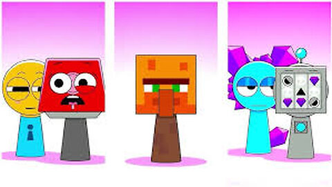 Sprunki OC Mroona and Wyrum Retake and Mili and GF Retake Phase 2 VS Phase 3 VS Phase 4 #squidgame2