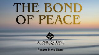 The Bond Of Peace--Wed PM--Nov 12, 2025