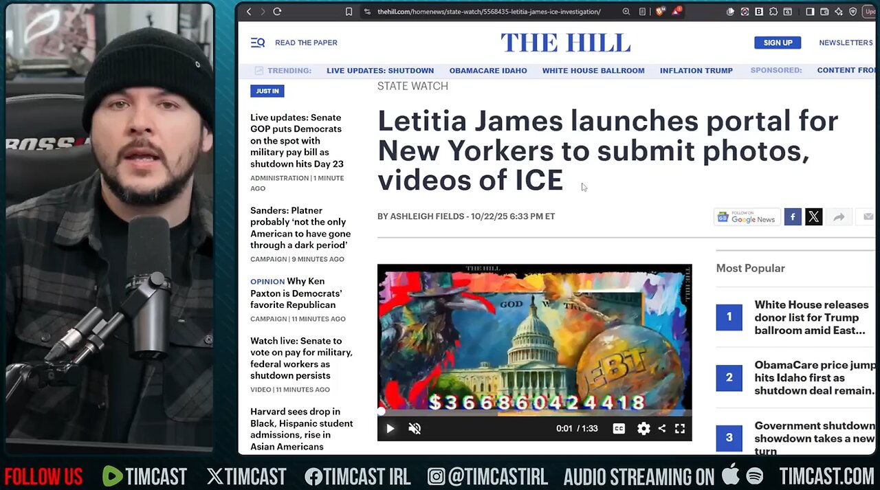 Democrats BETRAY US Law Enforcement, Democrats & NY To Create ICE TRACKERS | Tim Pool