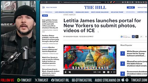 Democrats BETRAY US Law Enforcement, Democrats & NY To Create ICE TRACKERS | Tim Pool