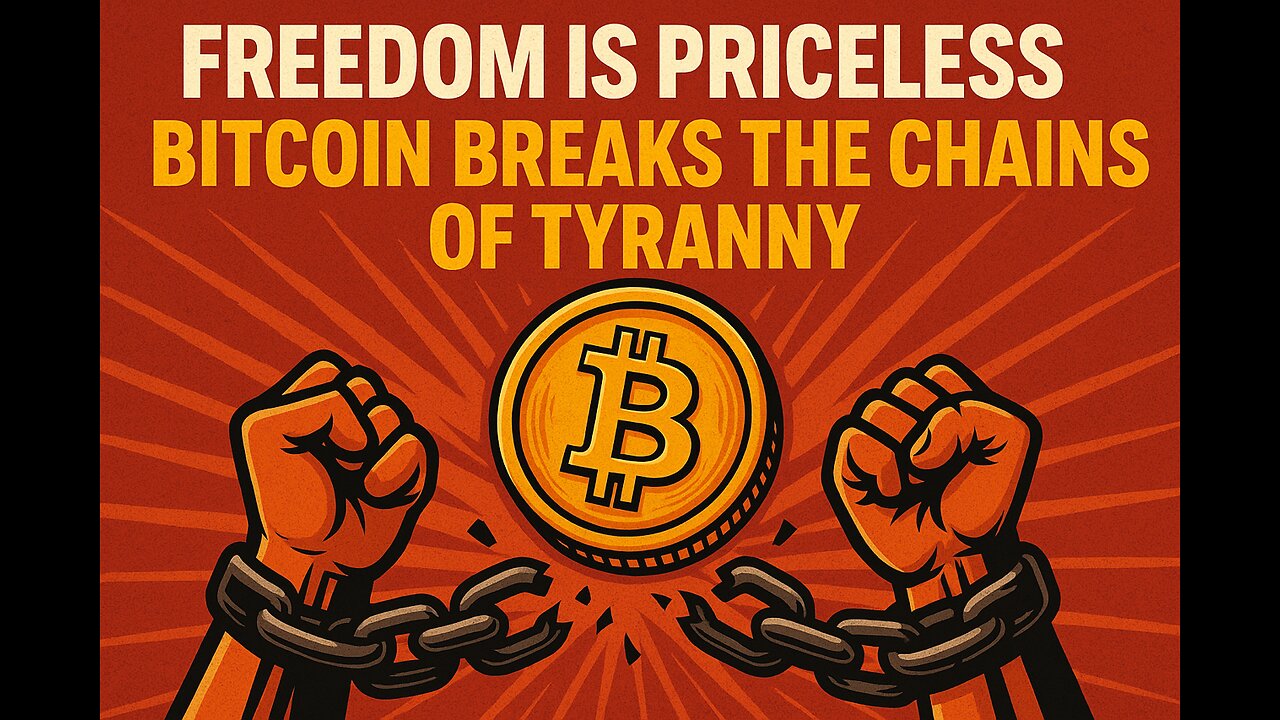 FREEDOM IS PRICELESS, BITCOIN BREAKS THE CHAINS OF TYRANNY