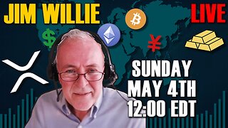 A Discussion With Jim Willie | LIVE Sunday May 4th 12:00 PM EDT