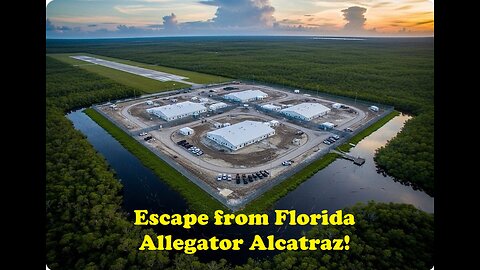 Florida's Alligator Alcatraz! Once again Florida leads the way.
