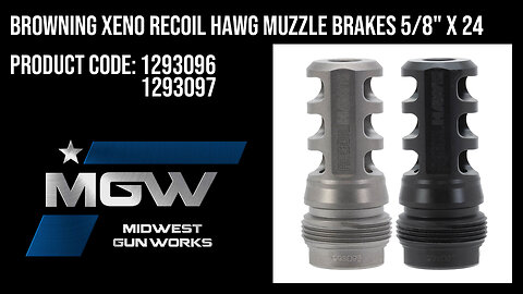 Browning XENO Recoil Hawg Muzzle Brakes 5/8" x 24
