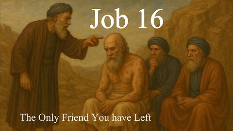 Job 16 Explained, KJV, Rightly Dividing — The Only Friend You Have Left | Bible Study