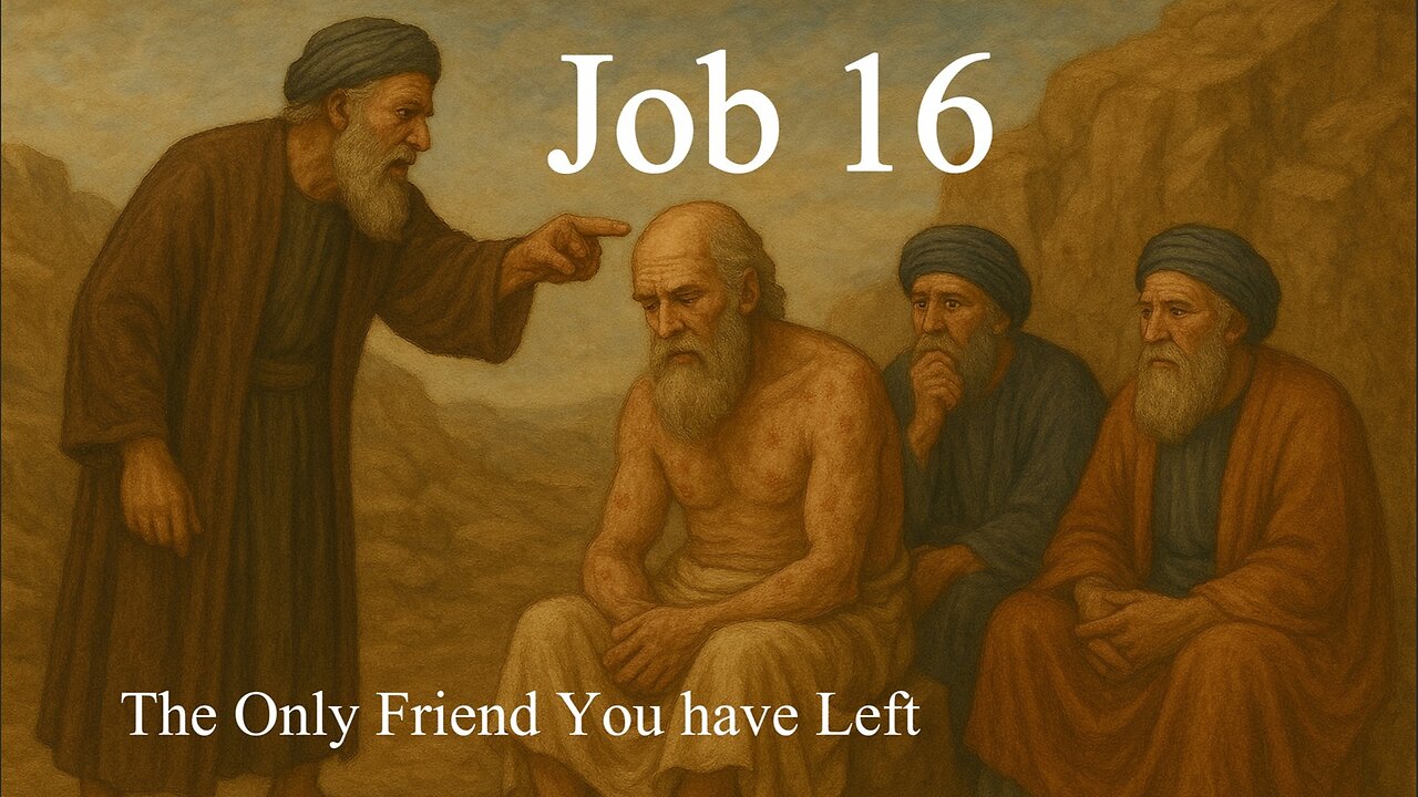 Job 16 Explained, KJV, Rightly Dividing — The Only Friend You Have Left | Bible Study