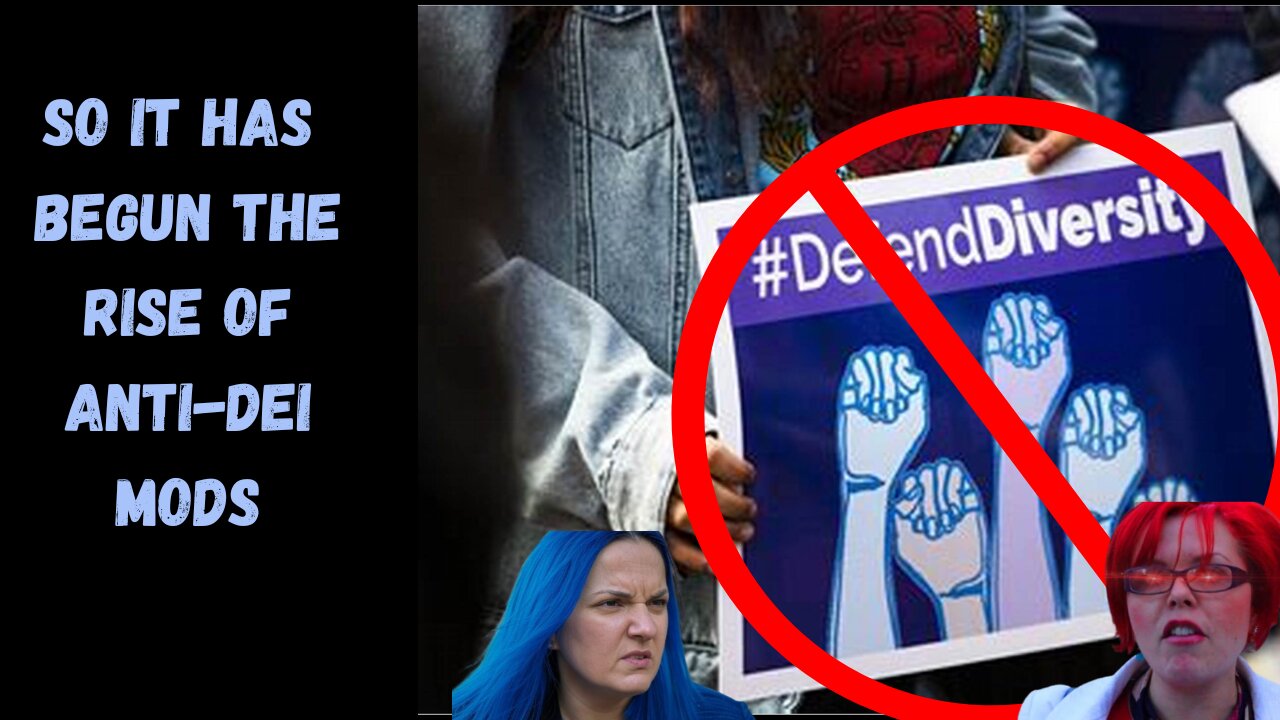 Understanding the Deluge of Anti-Dei mods? How did we get here