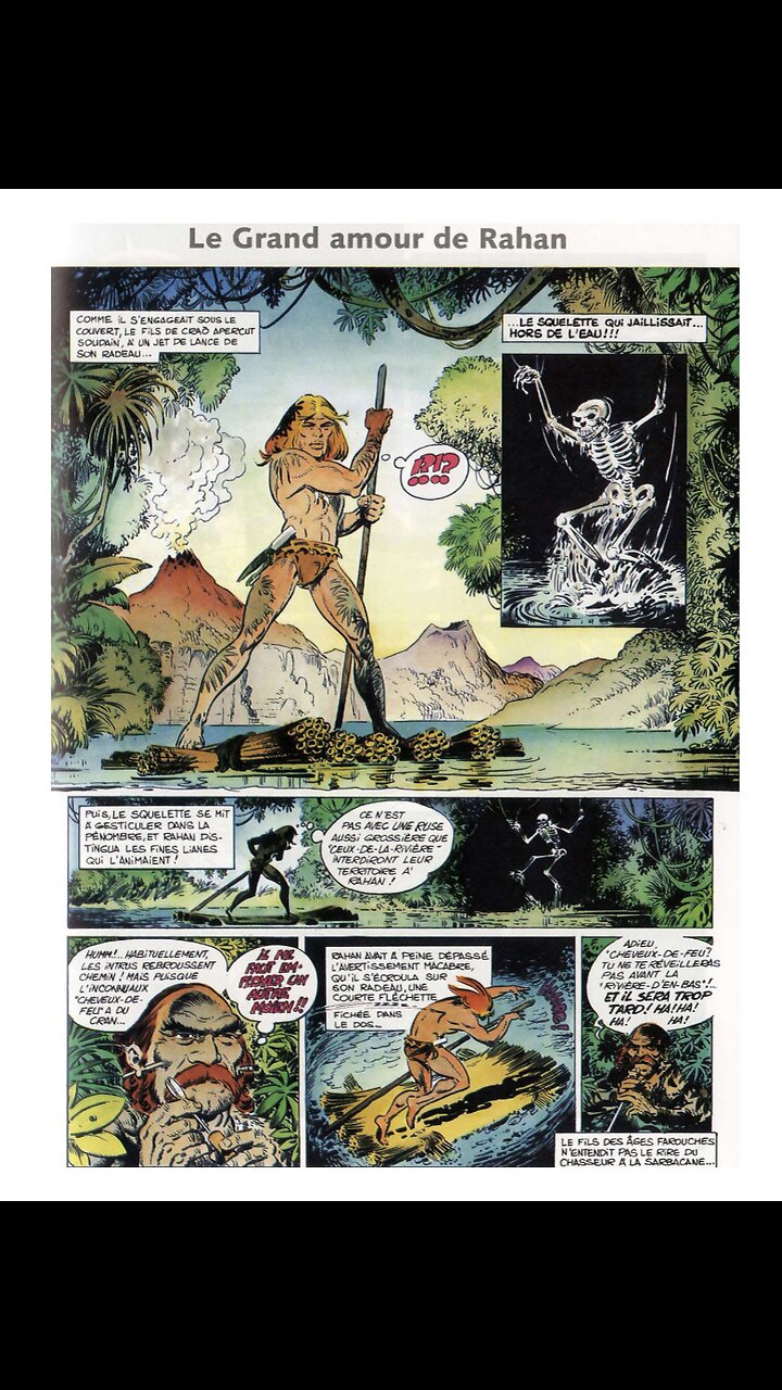 Rahan. Episode 163. By Roger Lecureux. The Great Love of Rahan. A Puke(TM) Comic.