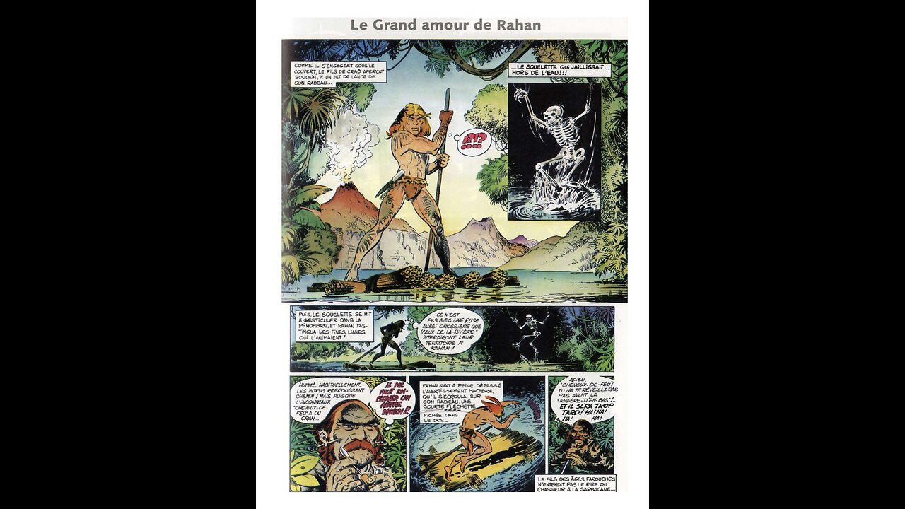 Rahan. Episode 163. By Roger Lecureux. The Great Love of Rahan. A Puke(TM) Comic.