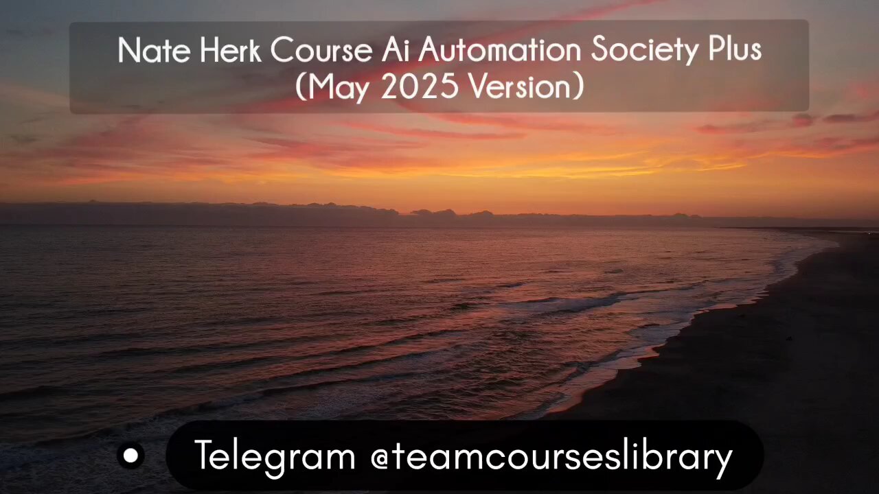 (courseslibrary.com)Nate Herk Course Ai Automation Society Plus (May 2025 Version)