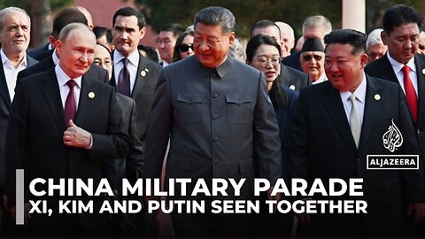 China’s Xi oversees massive military parade with Putin, Kim in attendance