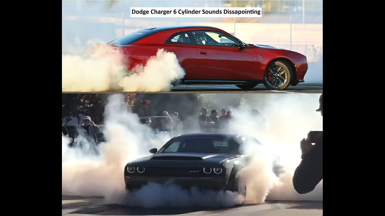 Dodge Charger 6 cylinder sound disappointing, buy a used hellcat with a V8 instead