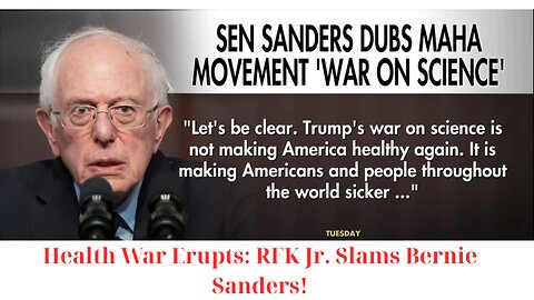 NEWS: RFK Jr. spars with Bernie Sanders over HHS agenda