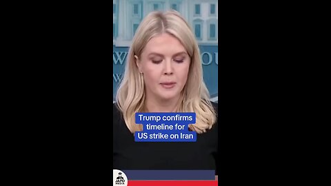 Trump to wait 2 weeks before deciding on Israel-Iran war move, hopes for peace deal—Leavitt says.