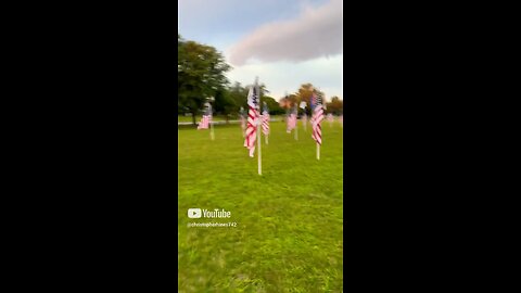 The Star-Spangled Banner and the American flag at sunrise on Independence Day 2025!