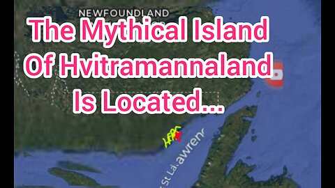 The Mythical Island Of Hvitramannaland Is Located Here... (X)