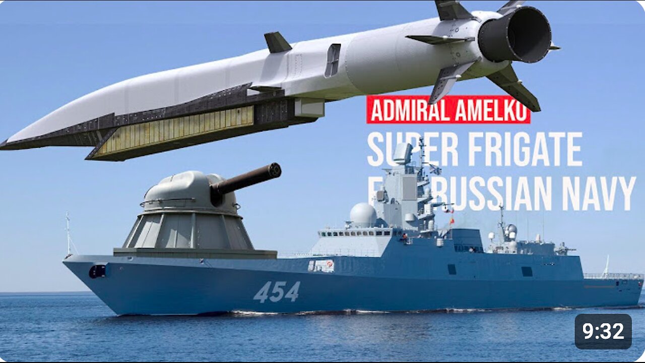 Finally - Russia commissions the fifth Project 22350 frigate, the Admiral Amelko, into service for the Russian Navy