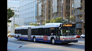 San Diego Transit 2001 New Flyer D60LF in downtown San Diego