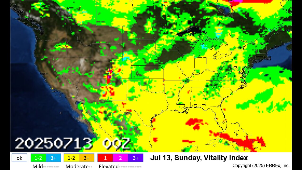 july 13 2025 weather health risk