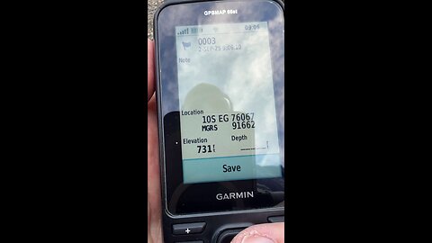 Garmin GPS> Using the Military Grid System