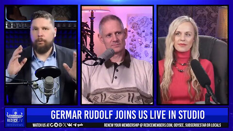 Henrik Palmgren and Lana Lokteff from Red Ice TV Interview Germar Rudolf (Jan. 2025)