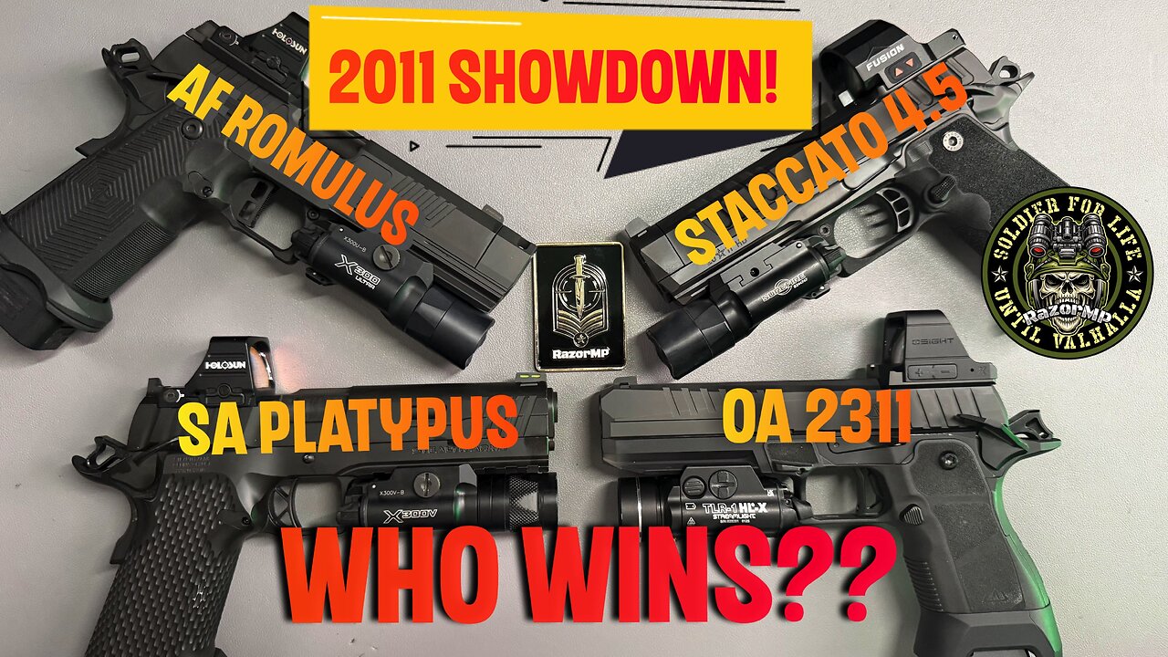 Staccato 4 5 vs Platypus vs OA 2311 vs AF Romulus