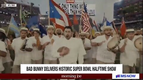 MSNBC’S Scarborough Compares Bad Bunny Halftime Show To Reagan Farewell Address