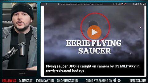 New UFO Video DROPS, Military Kept Video Of Saucer SECRET, Researchers Say Object Is 400 METERS