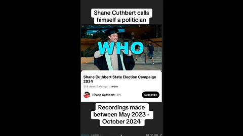 Shane Cuthbert brags about corrupting judges & blackmailing politicians