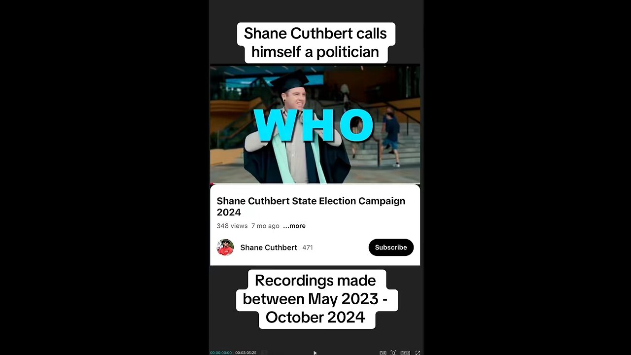 Shane Cuthbert brags about corrupting judges & blackmailing politicians