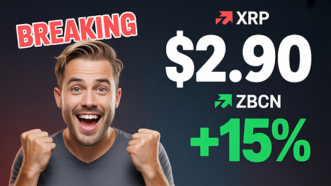 BREAKING: XRP $2.90 Support Test | ZBCN Explodes 15% | Bitcoin $114K Hold | Crypto News