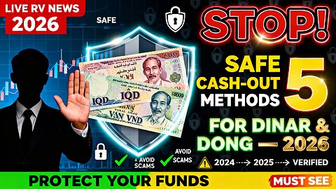 STOP! ❌ Only 5 Safe Methods to Cash Out Dinar & Dong in 2026 💥 Iraqi Dinar News 2026
