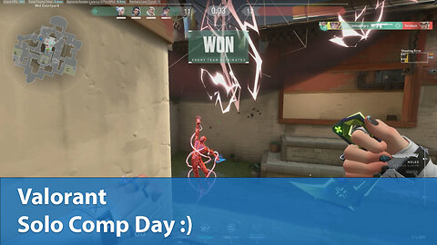 Solo Comp Day :) | Competitive 1W-2L | Valorant