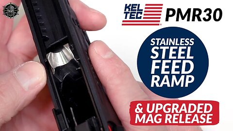 KEL TEC PMR 30 Stainless Steel Feed Ramp and Mag Release - KEL TEC PMR 30 Upgrades by M*CARBO!