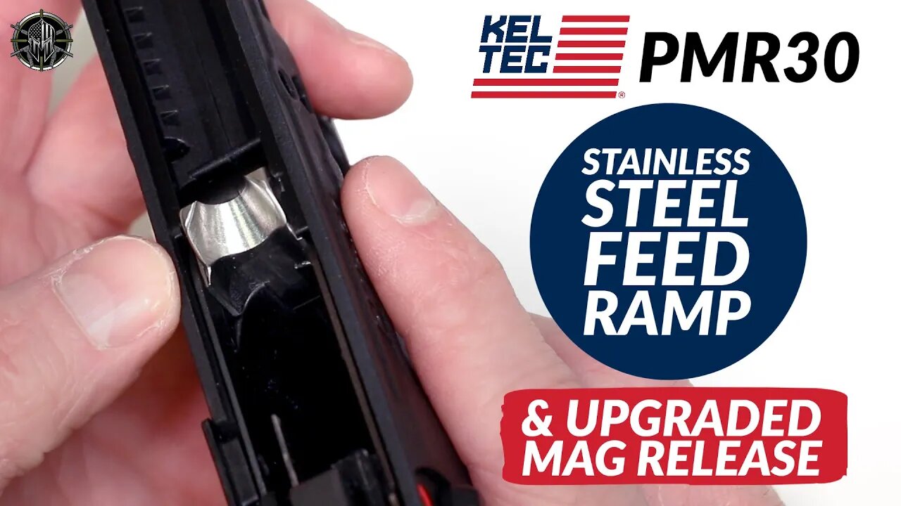 KEL TEC PMR 30 Stainless Steel Feed Ramp and Mag Release - KEL TEC PMR 30 Upgrades by M*CARBO!