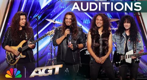 Girish And The Chronicles Add A Rock 'N' Roll SPIN To "Set Fire To The Rain" by Adele | AGT 2025